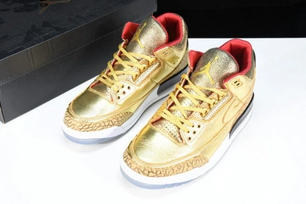 JORDAN AIR 3 2020 JHT GOLD OSCARS 1001